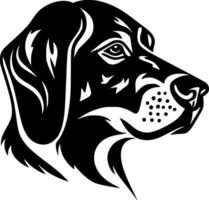 Dalmatian, Black and White Vector illustration