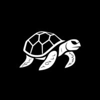 Turtle, Minimalist and Simple Silhouette - Vector illustration