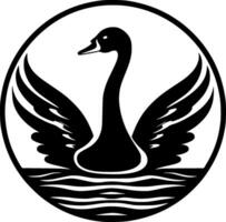 Swan - High Quality Vector Logo - Vector illustration ideal for T-shirt graphic