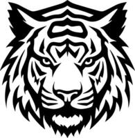 Tiger, Minimalist and Simple Silhouette - Vector illustration