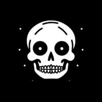 Skulls - Black and White Isolated Icon - Vector illustration
