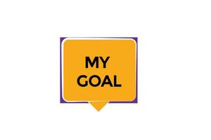 new my goal website, click button, level, sign, speech, bubble  banner, vector