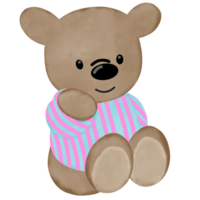 urso marrom fofo png