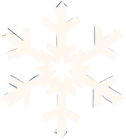 Crystal Snowflake AI Generative png