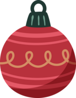 Natale palline vacanza simbolo palla decorazione natale clipart illustrazione png