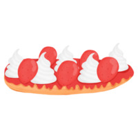 eclairs aardbei jam png