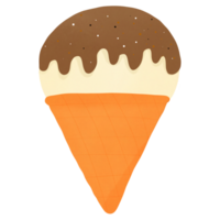 helado de chocolate png