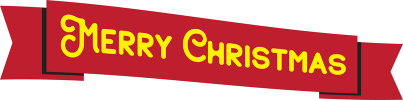 The merry christmas tag for holiday concept png