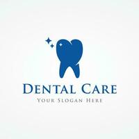 Creative dental abstract logo template design. Logo for dentist, clinic center, dental care and business. vector