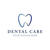 Creative dental abstract logo template design. Logo for dentist, clinic center, dental care and business. vector