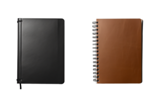 AI Generative set of notebook dairy  on transparent background notebook dairy  on transparent background AI generative png