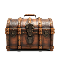 AI Generative treasure box  on transparent background  AI generative png