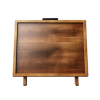 AI Generative wooden signboard on transparent background  AI generative png