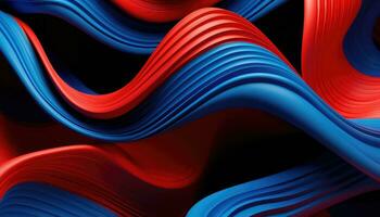 A Symphony of Random Abstract Shapes AI generated photo