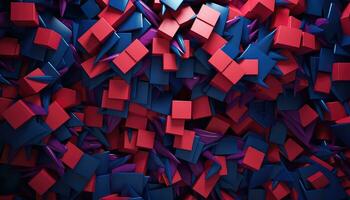 Exploring the Beauty of Random Abstract Forms AI generated photo