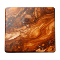 AI Generative cutting wood board on transparent background , AI generative png