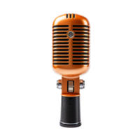 AI Generative microphone speaker  on transparent background, AI generative png