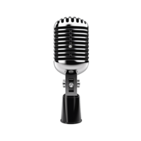 AI Generative microphone speaker  on transparent background, AI generative png