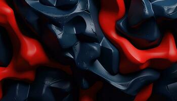 Abstract Shapes Unleashed A Display of Randomness AI generated photo