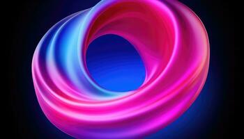 Abstract Shapes Unleashed A Display of Randomness AI generated photo