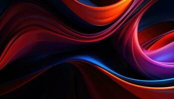 Abstract Shapes Unleashed A Display of Randomness AI generated photo