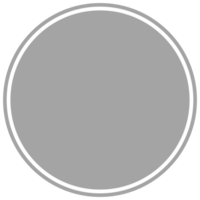 fond rond gris pour le texte. créer des messages, des histoires, des titres, des faits saillants. clipart png transparent