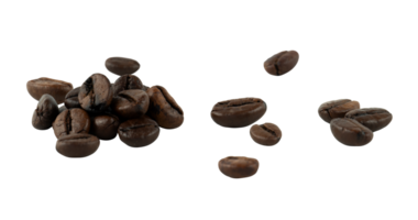 tas de café des haricots isolé png