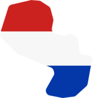 drawing of paraguay flag map. png