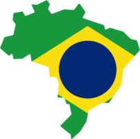 dibujo de Brasil bandera mapa. png