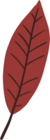 eenvoud herfst blad uit de vrije hand tekening. png