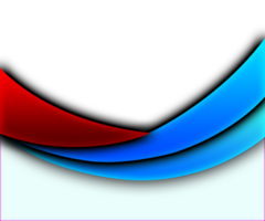 blauw rood kromme vorm PNG