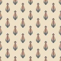 Ethnic small herringbone colorful pattern. Small geometric floral pixel art seamless pattern. Ethnic geometric pattern use for fabric, textile, home decoration elements, upholstery, wrapping. vector