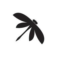 libélula logo icono símbolo vector diseño modelo ilustración.