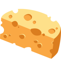 FREE  Flat Illustration Cheese png