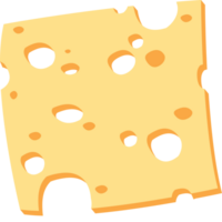 FREE Flat Illustration Cheese png