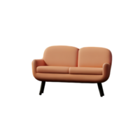 soffa modern möbel ai generativ png