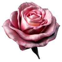 Rosa rosado flor ai generativo png