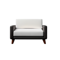 sofá moderno mueble ai generativo png