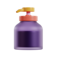 3d illustration of hand sanitizer icon rendering png