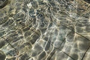 Water texture, close-up from the fountain photo