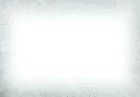 a white square frame on a cracked wall, Grunge border, backgrounds textured photographic effect template vector