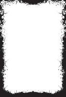 a white square frame on a cracked wall, Grunge border, backgrounds textured photographic effect template vector