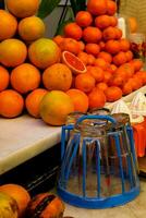 Oranges at the market photo