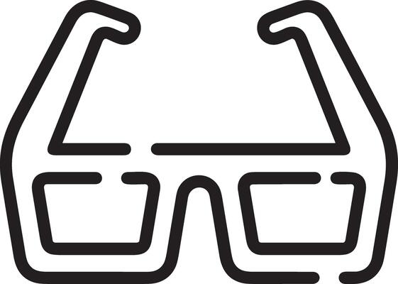 Glasses optical icon symbol image vector. Illustration of sunglasses protection eyesight graphic design image