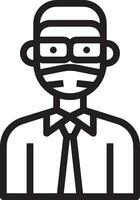 Glasses optical icon symbol image vector. Illustration of sunglasses protection eyesight graphic design image vector
