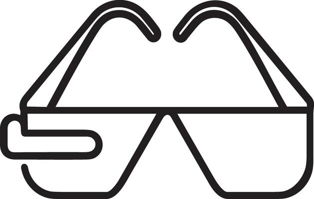 Glasses optical icon symbol image vector. Illustration of sunglasses protection eyesight graphic design image