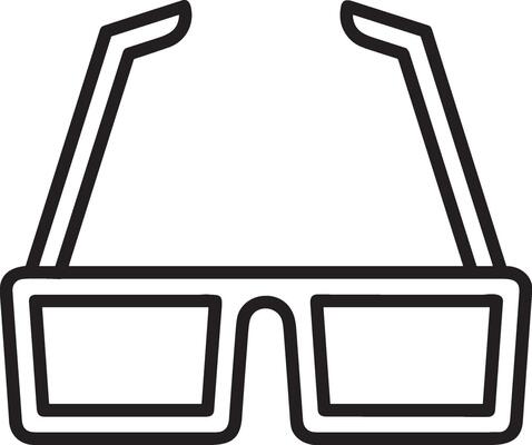 Glasses optical icon symbol image vector. Illustration of sunglasses protection eyesight graphic design image