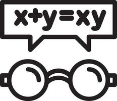 Glasses optical icon symbol image vector. Illustration of sunglasses protection eyesight graphic design image vector