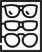 Glasses optical icon symbol image vector. Illustration of sunglasses protection eyesight graphic design image vector