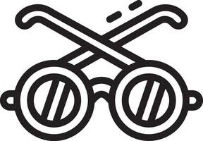 Glasses optical icon symbol image vector. Illustration of sunglasses protection eyesight graphic design image vector